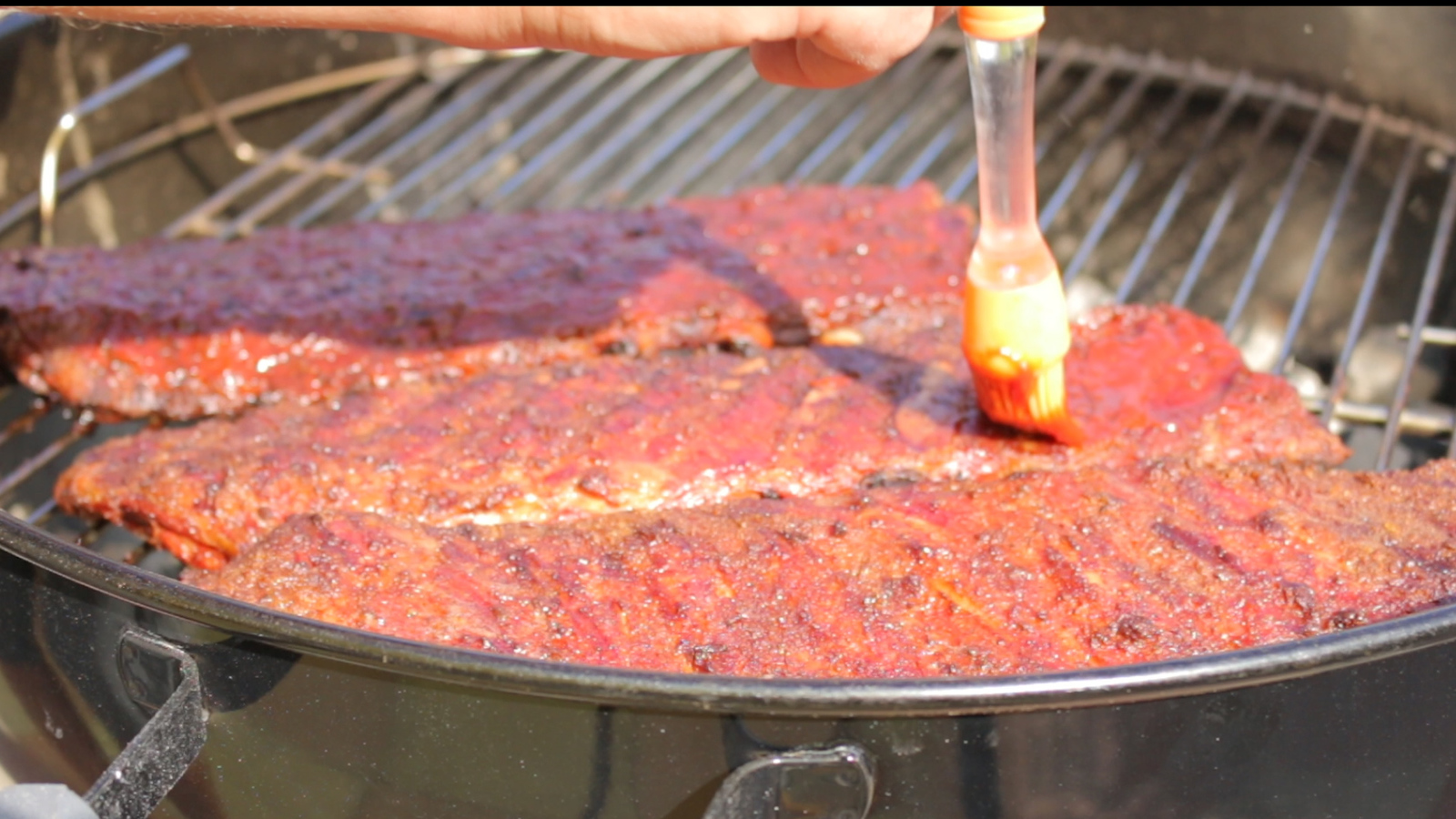 Grilled pork ribs - My, Food, Recipe, Edge, Ribs, Longpost, Video