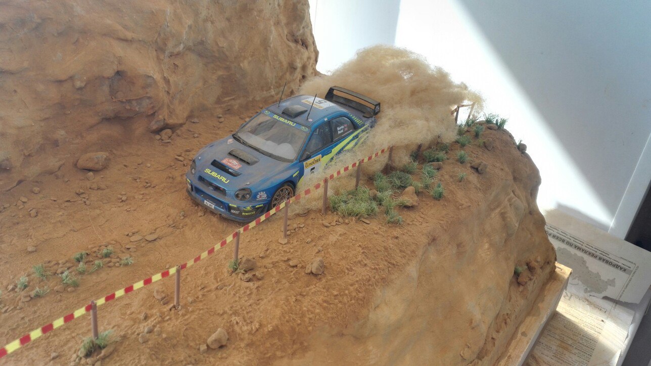 Diorama - Diorama, Stand modeling, Rally, Subaru