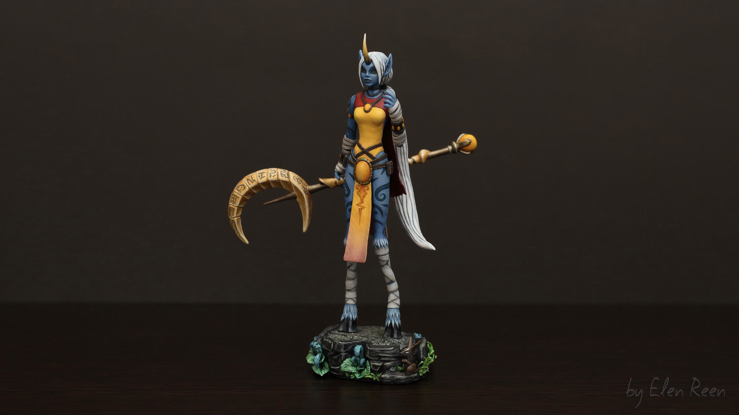 Velvet plastic figure of Soraka (League Of Legends) (Part 2) - My, Needlework without process, Figurine, Soraka, League of legends, Handmade, Velvet plastic, , Handmade, Longpost, Figurines