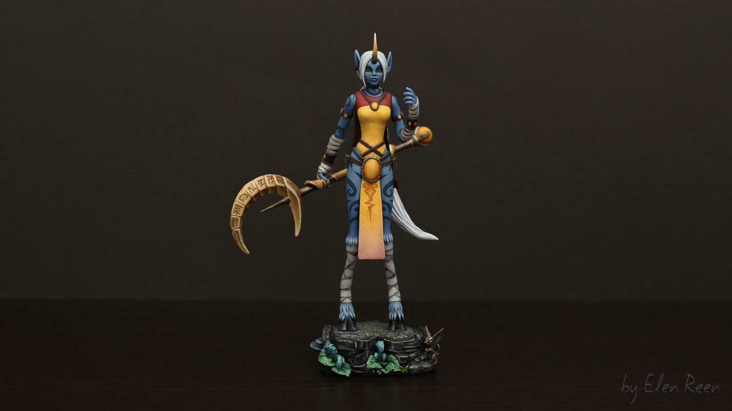 Velvet plastic figure of Soraka (League Of Legends) (Part 2) - My, Needlework without process, Figurine, Soraka, League of legends, Handmade, Velvet plastic, , Handmade, Longpost, Figurines