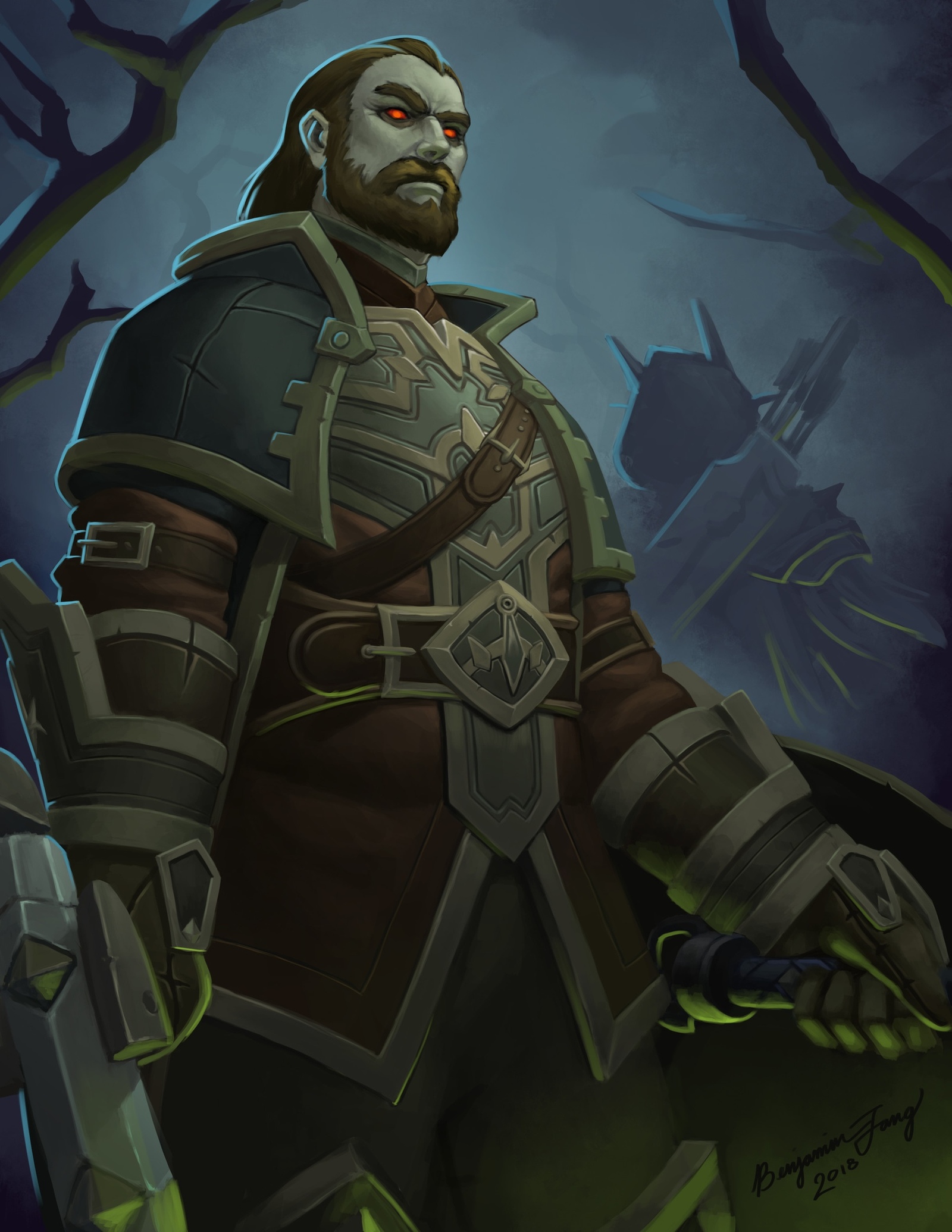 Nathanos Blightcaller. - Wow, World of warcraft, Warcraft, Blizzard, Game art, Art, Creation