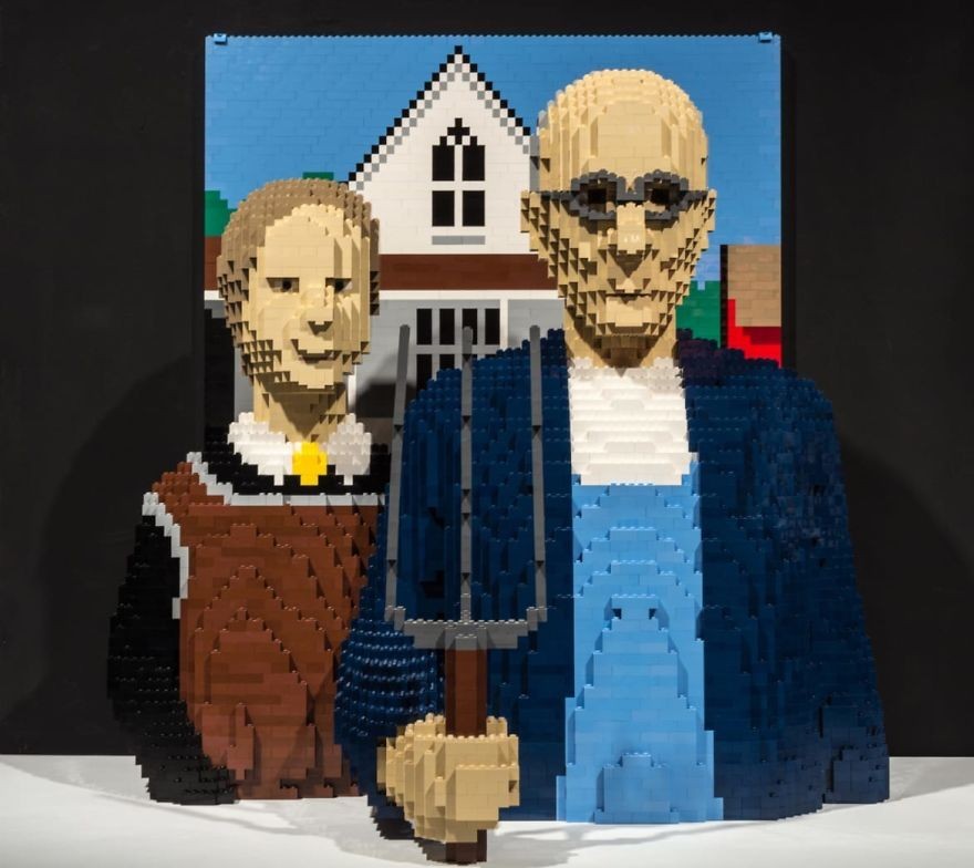 Amazing LEGO sculptures that will blow your mind. - Longpost, Lego, Art