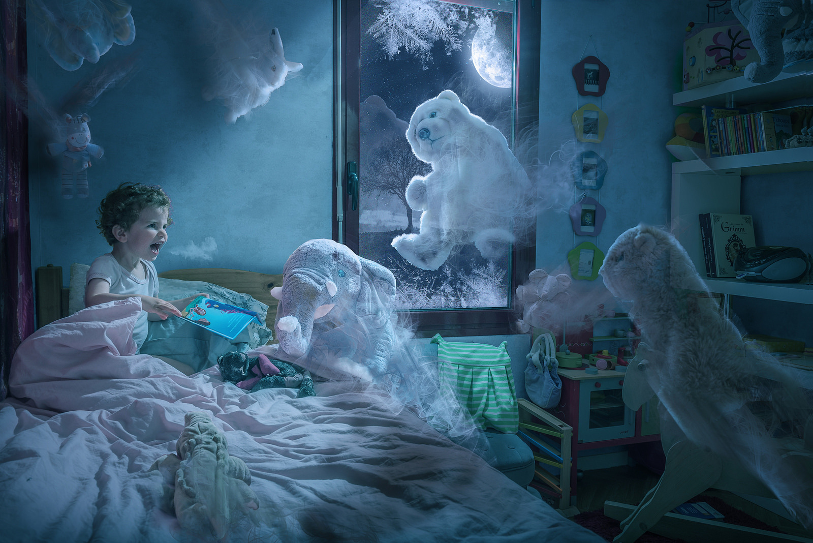 dreamland - Dream, Children, Animals, Bed