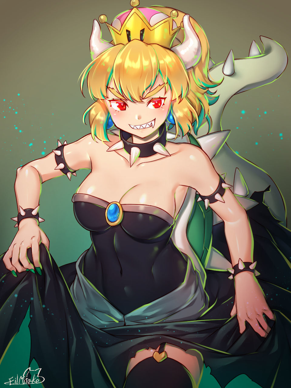 Bowsette - Bowsette, Марио, Princess Peach, Boosette, Длиннопост, Bowser