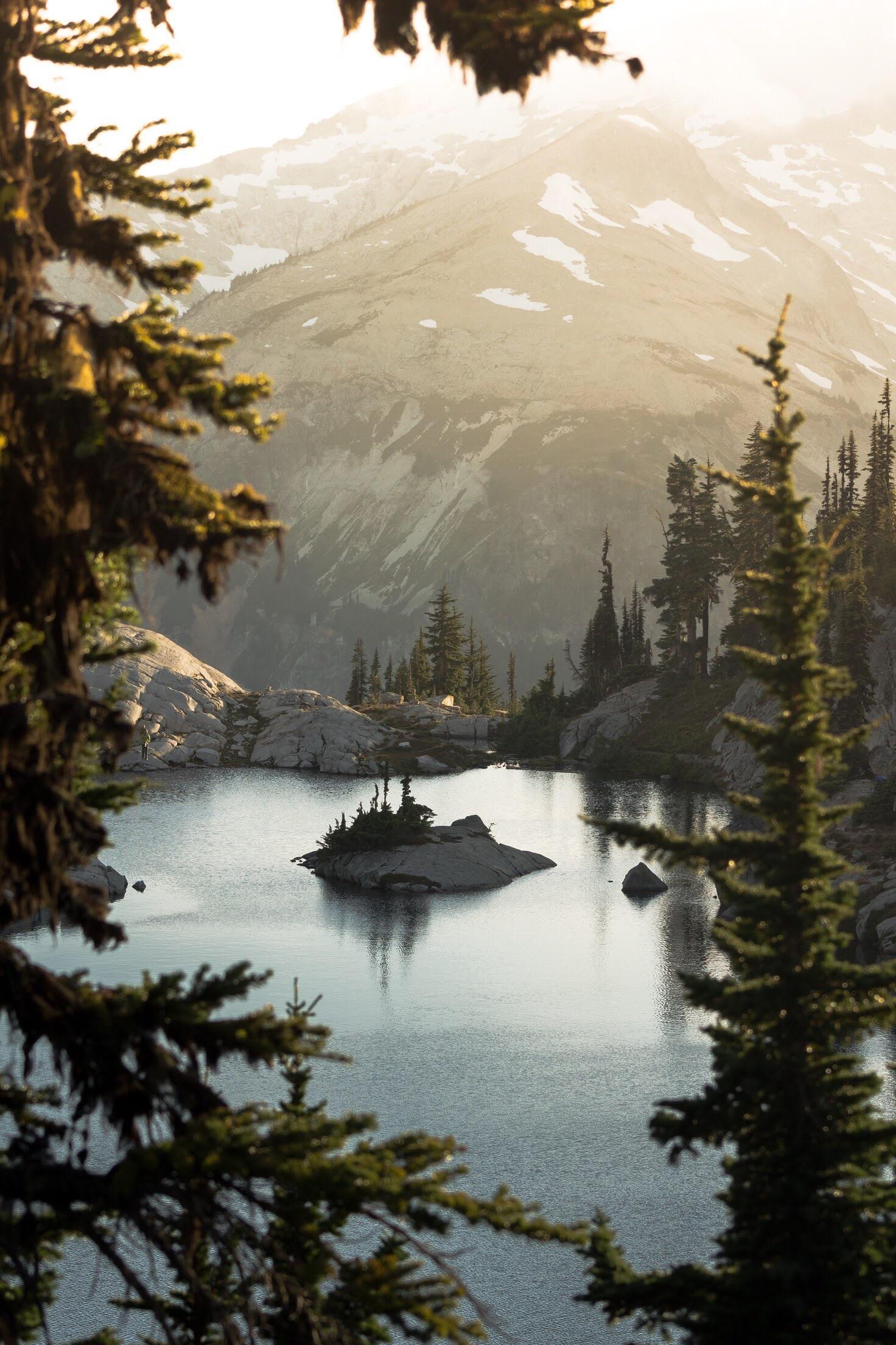 Lake in the mountains - Nature, beauty of nature