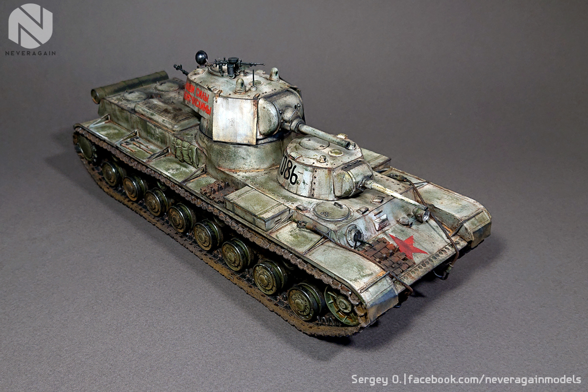 Tank SMK. - My, Stand modeling, Scale model, , Modeling, Tanks, Longpost, Tag