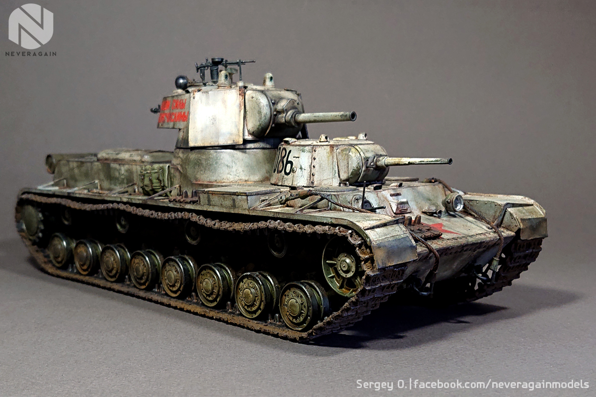 Tank SMK. - My, Stand modeling, Scale model, , Modeling, Tanks, Longpost, Tag