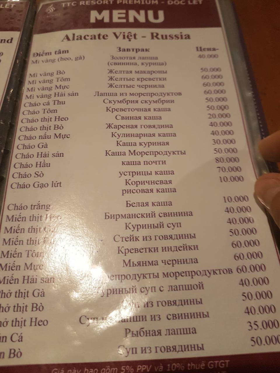 Lost in translation - My, Lost in translation, Menu, Longpost