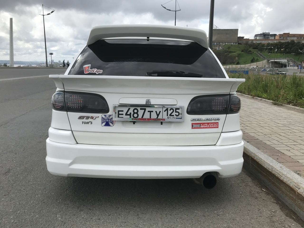 A copy of the middle spoiler GANADOR for Kaldina created from a photo) - My, , Toyota Caldina, Spoiler, Longpost