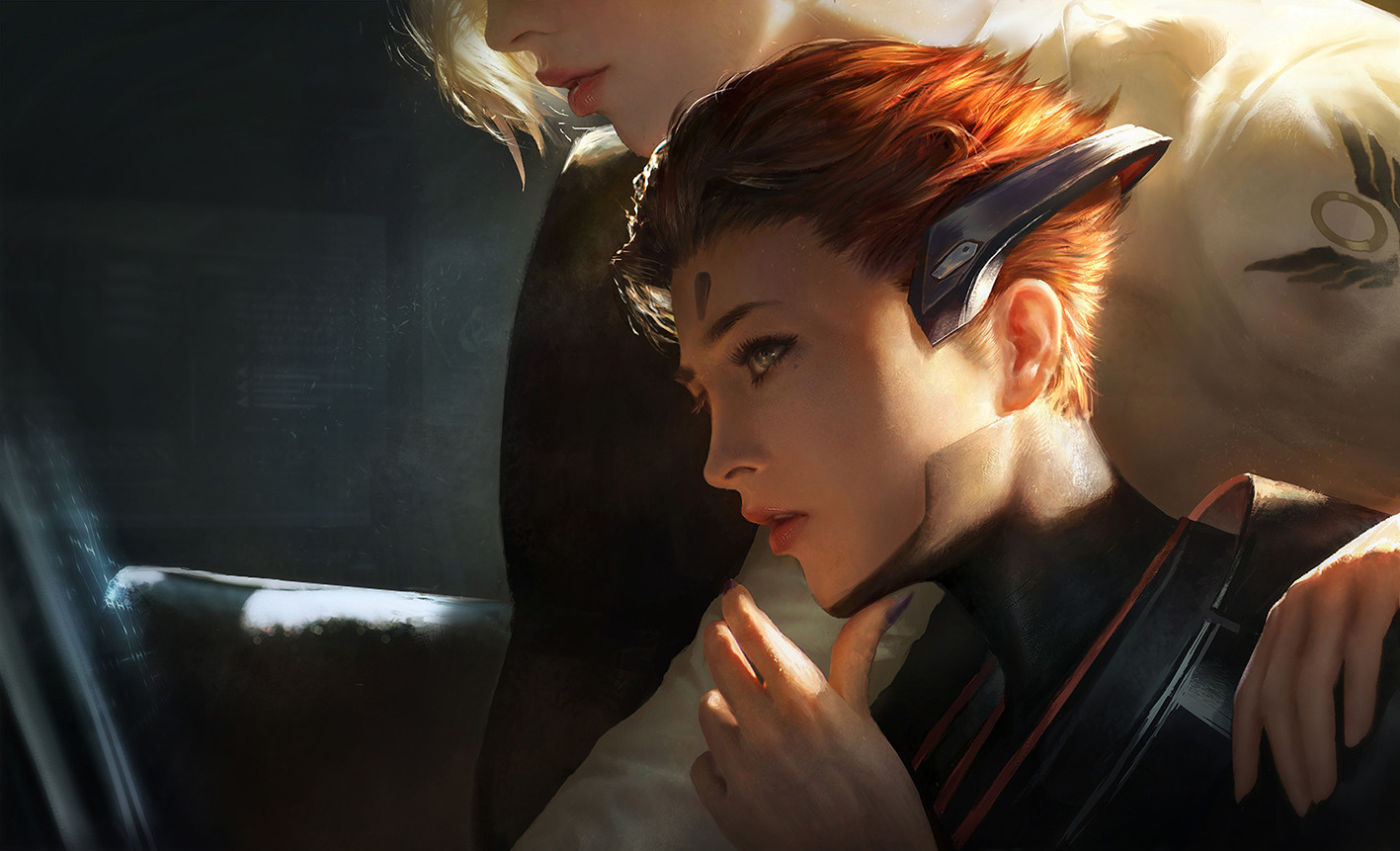 Moira O'Deorain by Chen Wang - Moira, Moira ODeorain, Overwatch, Blizzard, Artstation