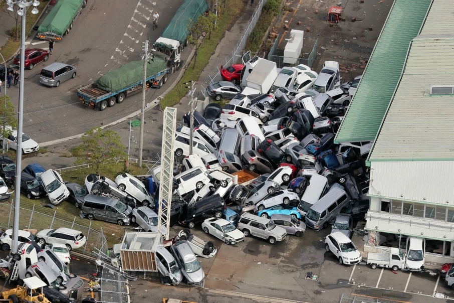 Typhoon Jebi left thousands of Sakhalin residents without electricity - , Typhoon, Sakhalin, news, Incident, Cataclysm, Longpost