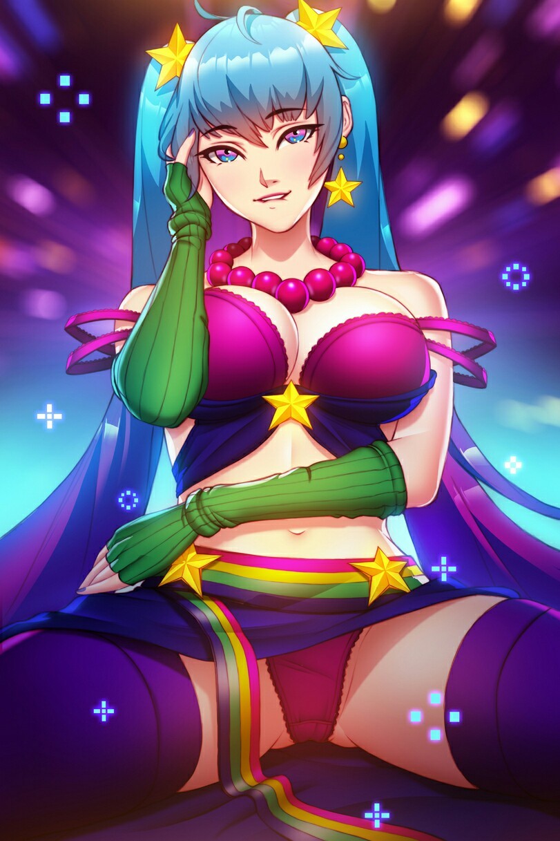 Arcade Sona - NSFW, Sona, Art, League of legends