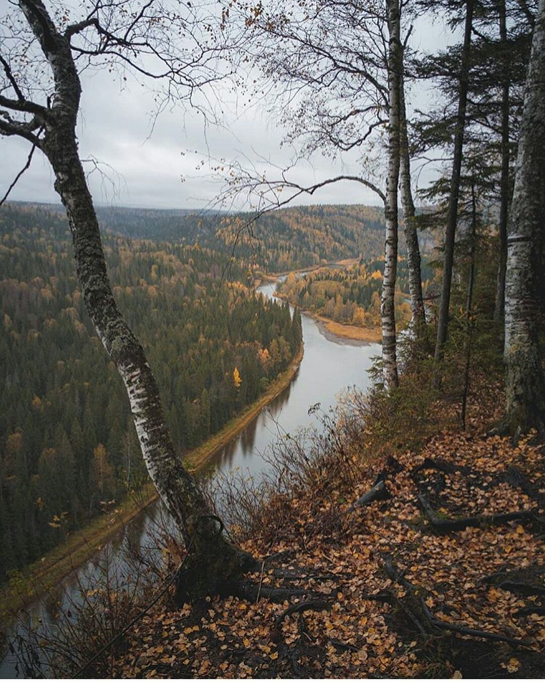 View of the Usva River, Perm Territory. - The photo, River, Autumn, Perm Territory, beauty, Nature, Russia, beauty of nature