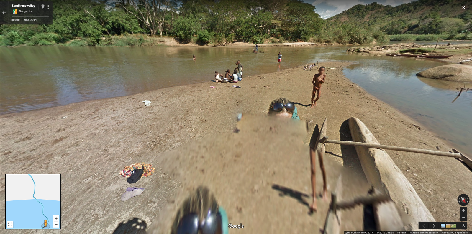 Interesting on google panoramas - Googlemobile, Madagascar, Walk, Longpost