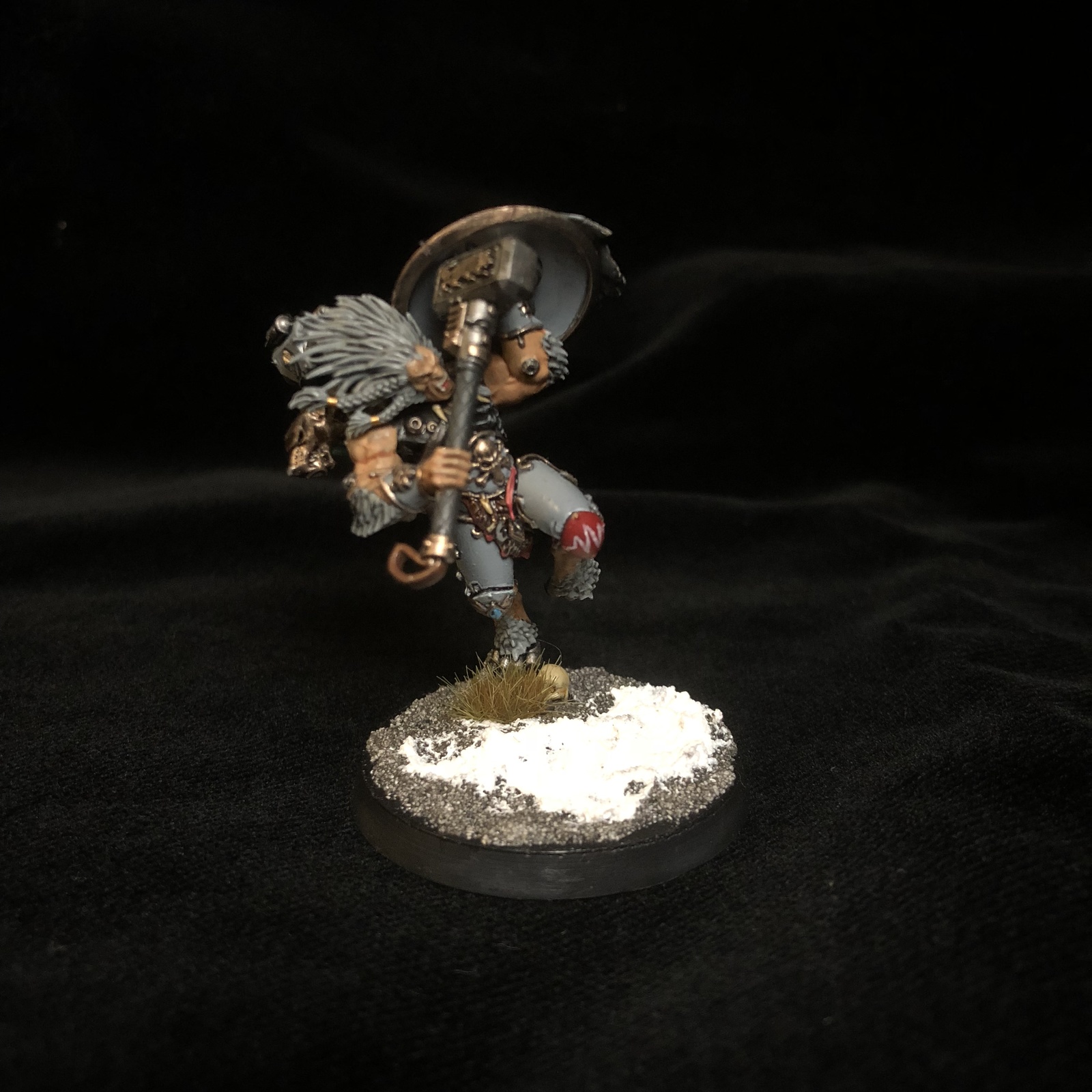 Wool boys. - My, Wh miniatures, Space wolves, Adeptus Astartes, Hobby, , Longpost