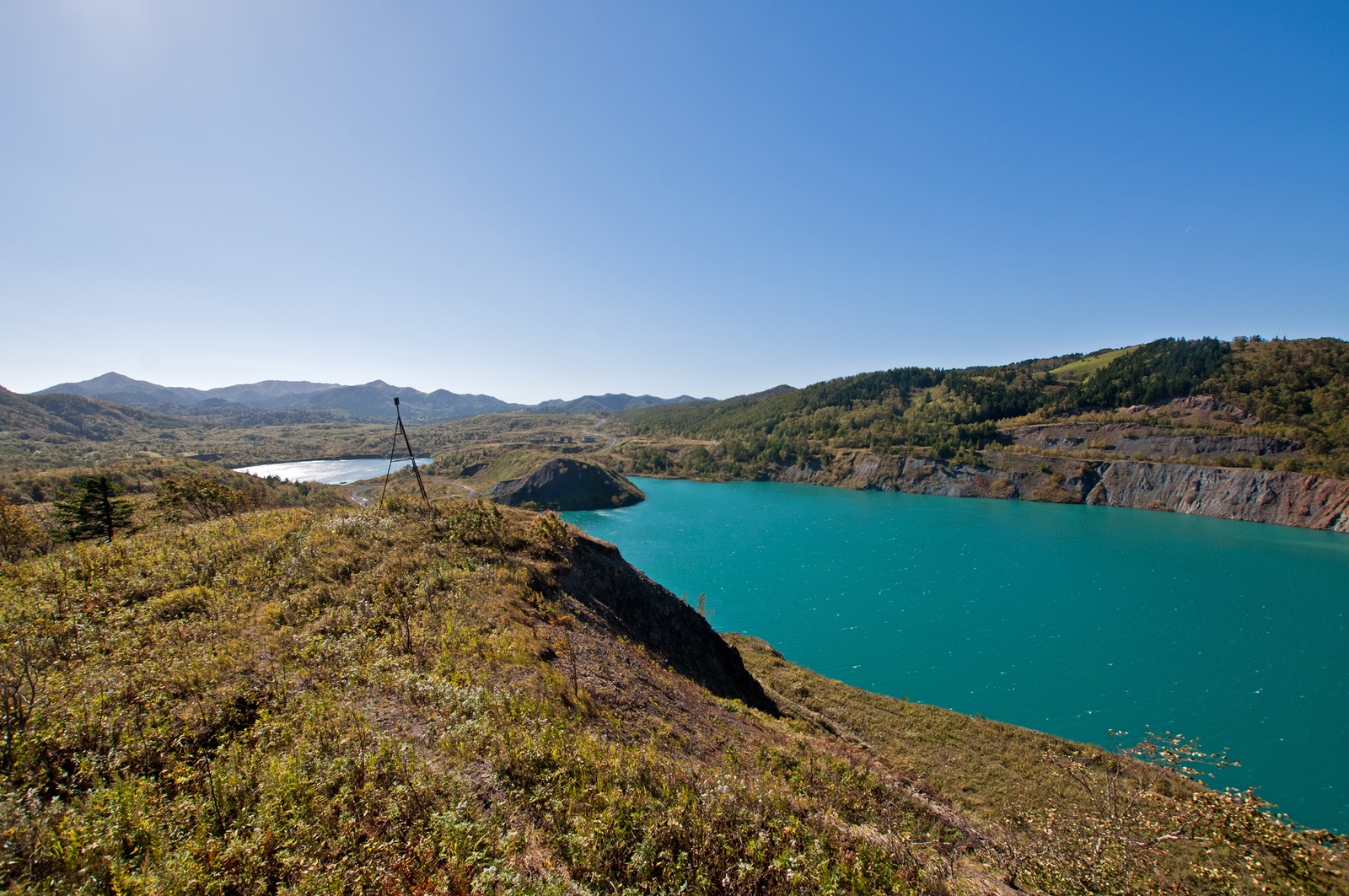 Novikovo, Quarry Lakes - My, Russia, Sakhalin, The photo, Longpost