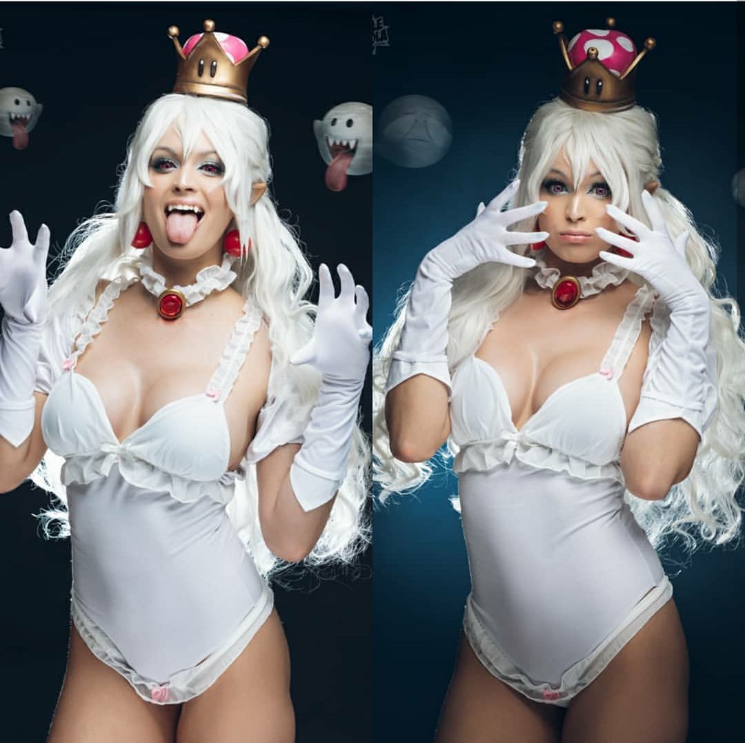 Mario will be sucked :) - NSFW, Bowsette, Boosette, , , Longpost, Cosplay