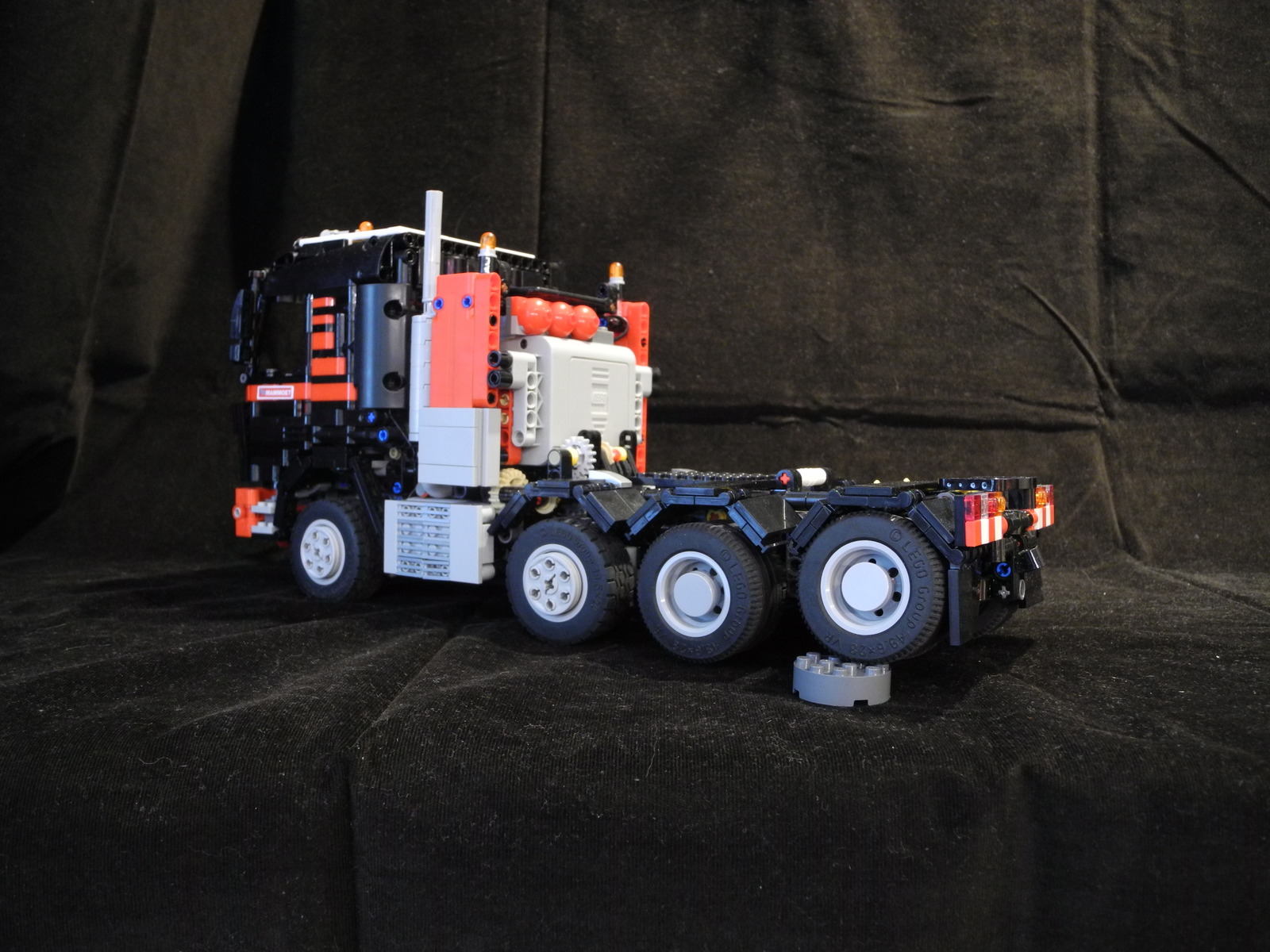 Lego mercedes actros 4165 mammoet homemade - My, Lego, Lego technic, Homemade, Video, Longpost