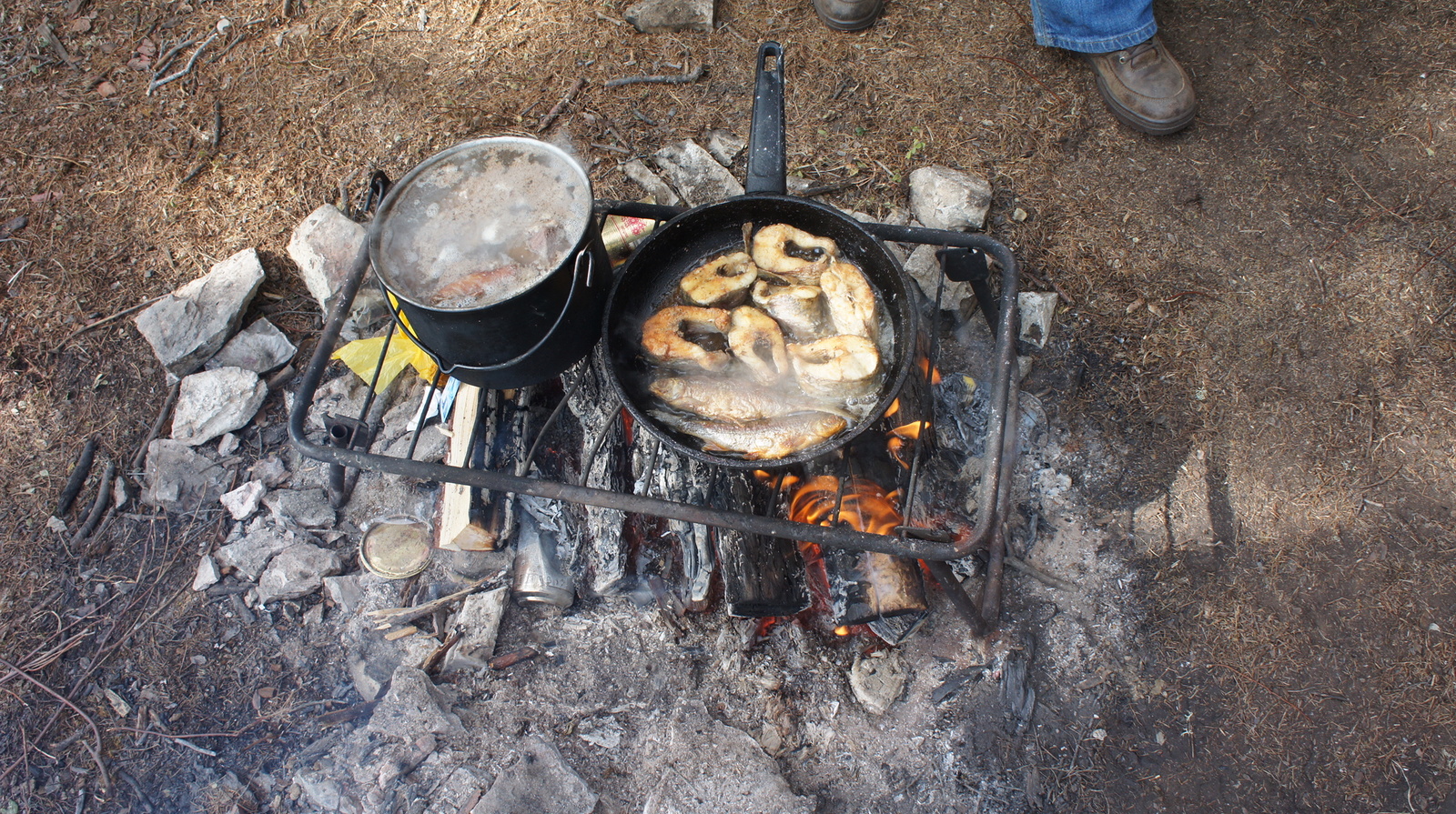 Lena tributary - Keteme - My, Pike, Whitefish, Redfish, Lena river, Inflatable boat, Bloater, Ear, Ice drift, Longpost