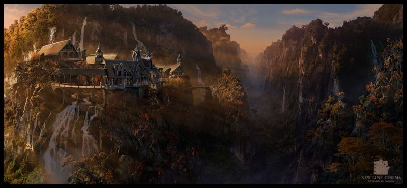 Rivendell - Rivendell, Middle earth, Lord of the Rings, Tolkien, Art, Longpost