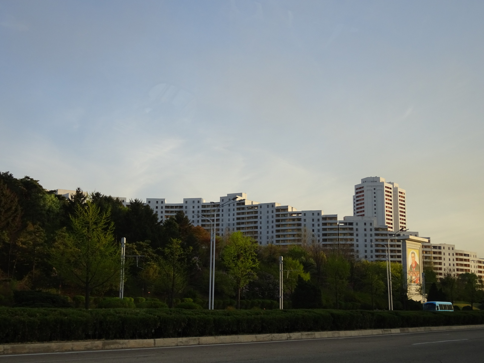 A trip to the DPRK in April 2018. Outskirts of Pyongyang in the evening. - My, North Korea, Travels, Longpost