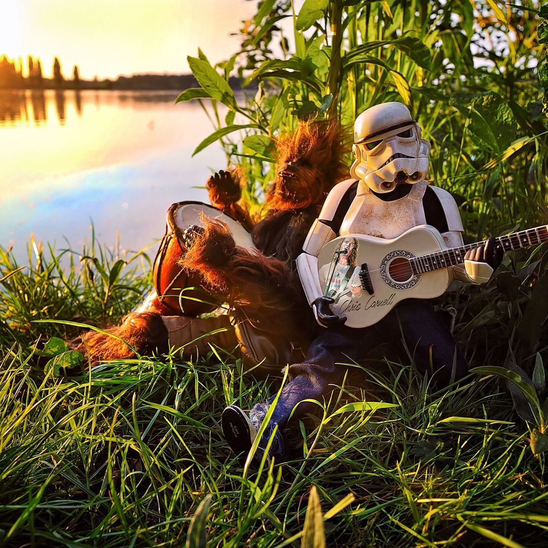 The Life of a Star Wars Toy Stormtrooper, Photographed by Darryll Jones - Star Wars, Star Wars I: The Phantom Menace, A selection, Longpost, Jointed doll