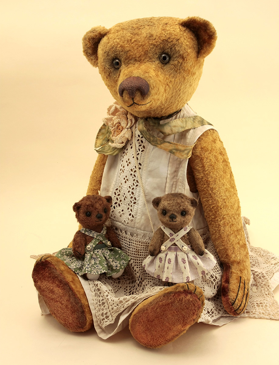 Ophelia - Big Teddy Bear - My, Needlework without process, Teddy Bear, Teddy's friends, Teddy bear, Longpost