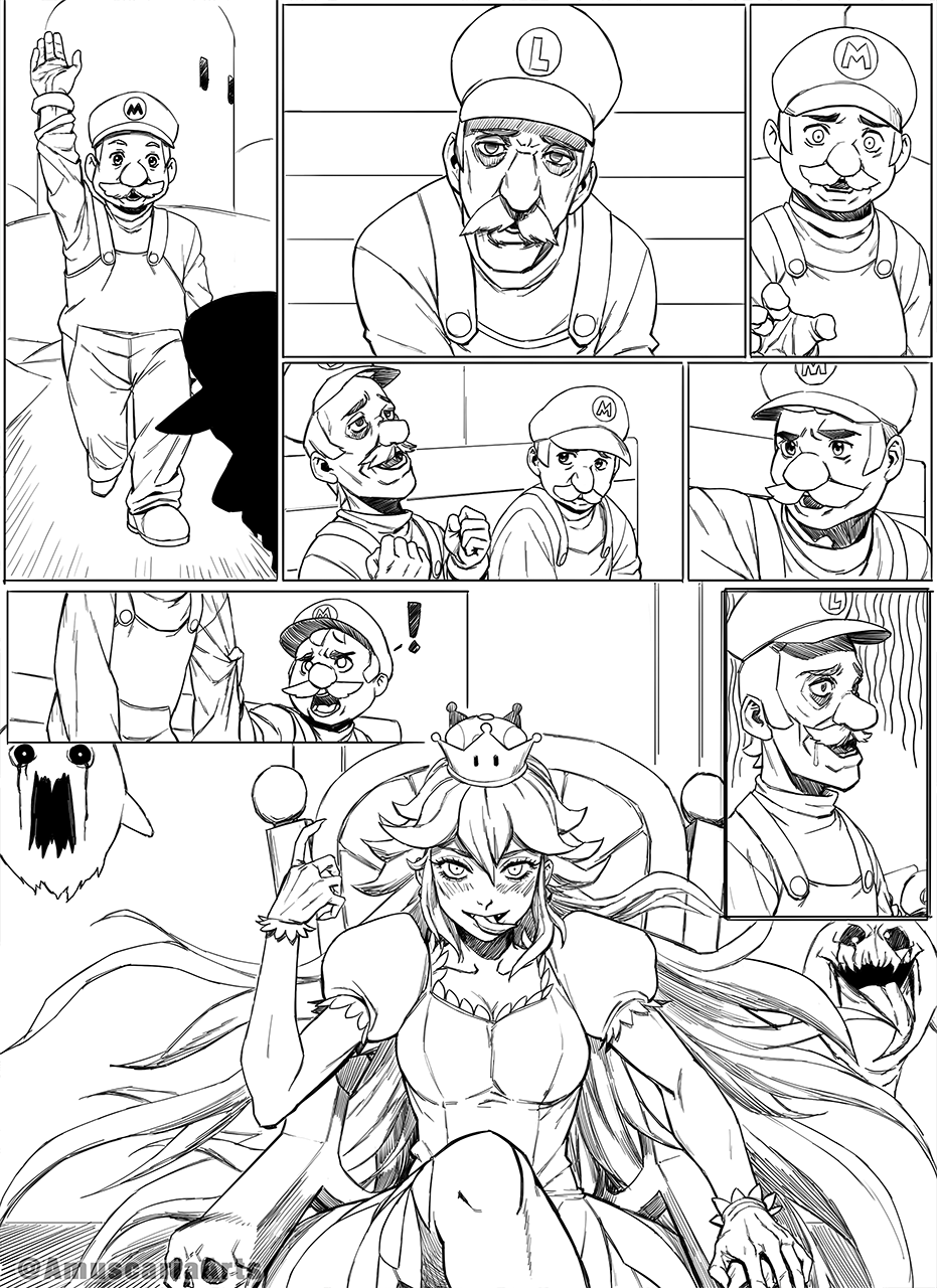 Supercrown Booette - , Comics, Mario, Luigi, Boosette, Super crown, Games, Longpost