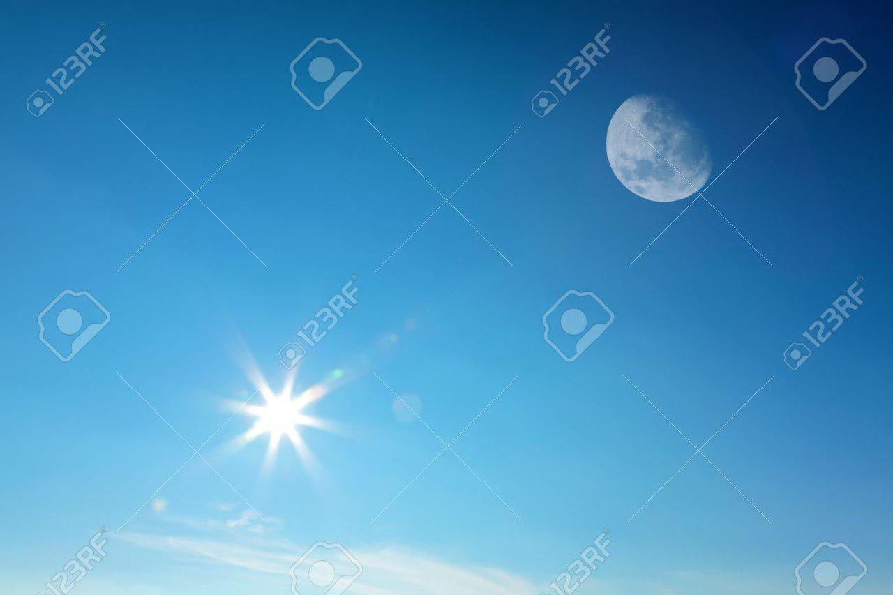 Солнце И Луна На Одном