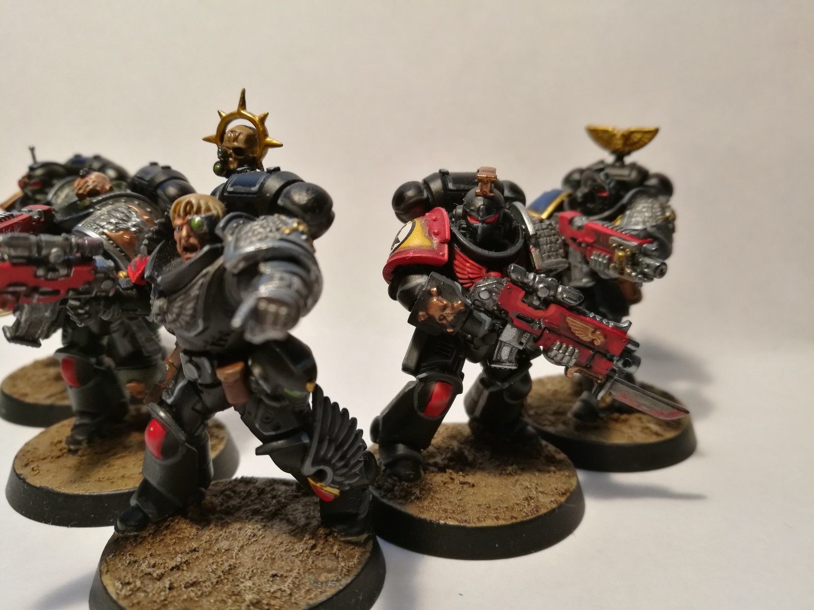 Deathwatch intercessors - Моё, Warhammer 40k, Wh miniatures, Imperium, Deathwatch, Хобби, Миниатюра, Длиннопост