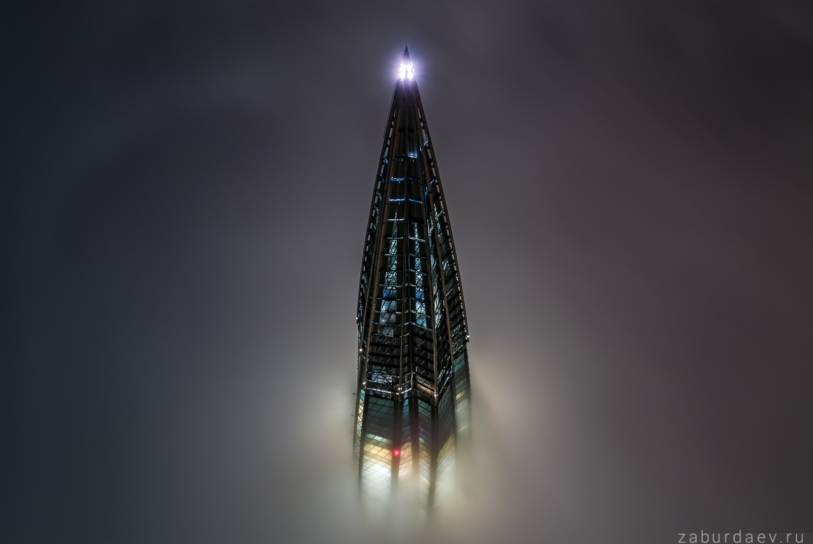 Go! - Lakhta Center, Saint Petersburg, Fog, , Quadcopter, The photo