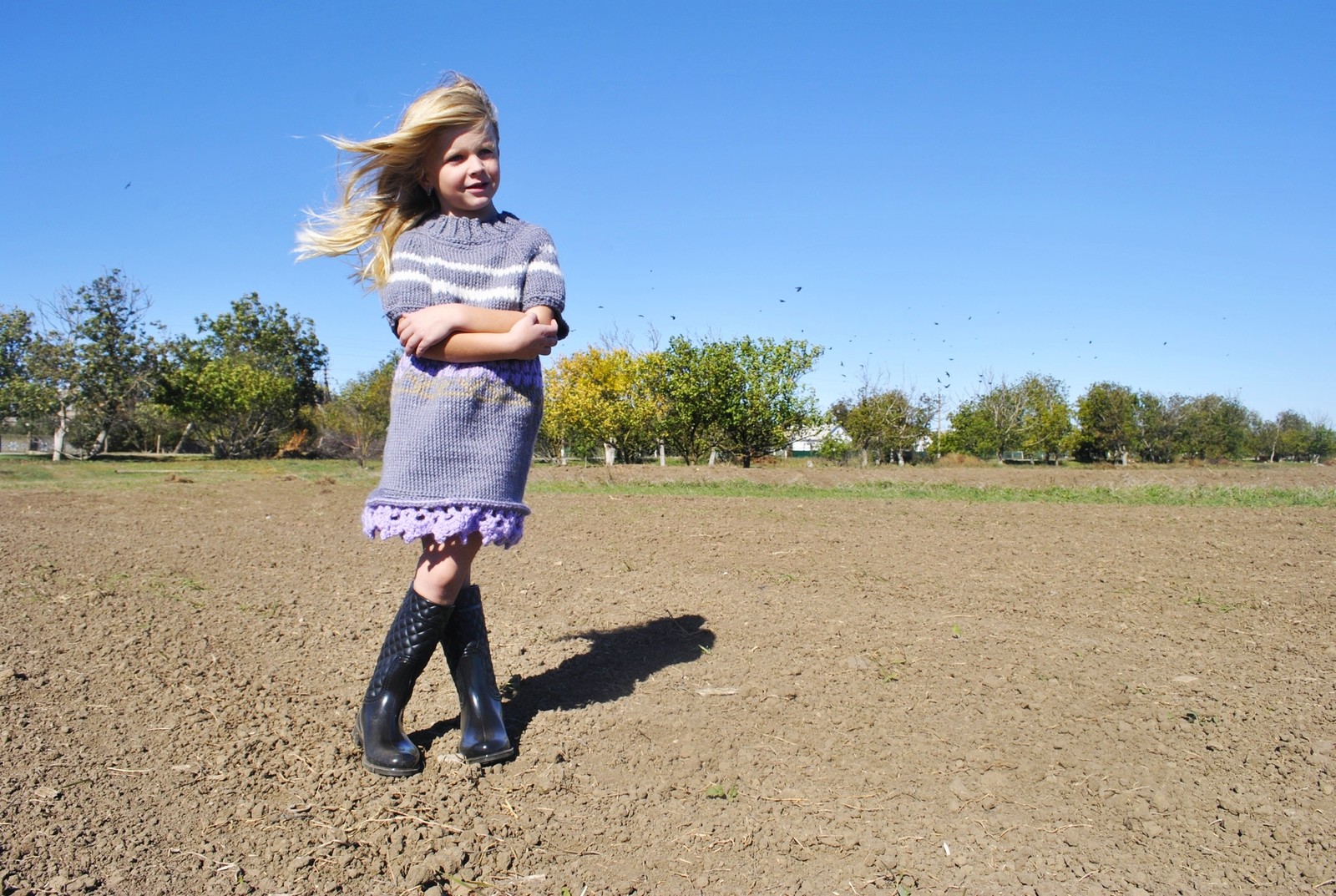 Tunic knitting - My, Knitting, Spokes