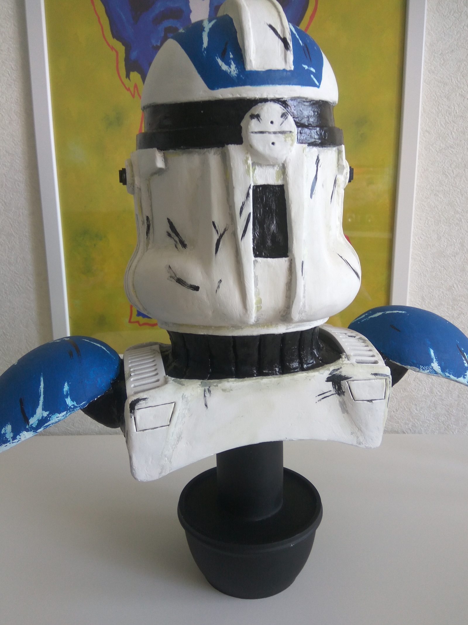 Clone from Star Wars. - My, Star Wars, Handmade, Clone trooper, 501 Legion, Longpost, Needlework with process, Handmade