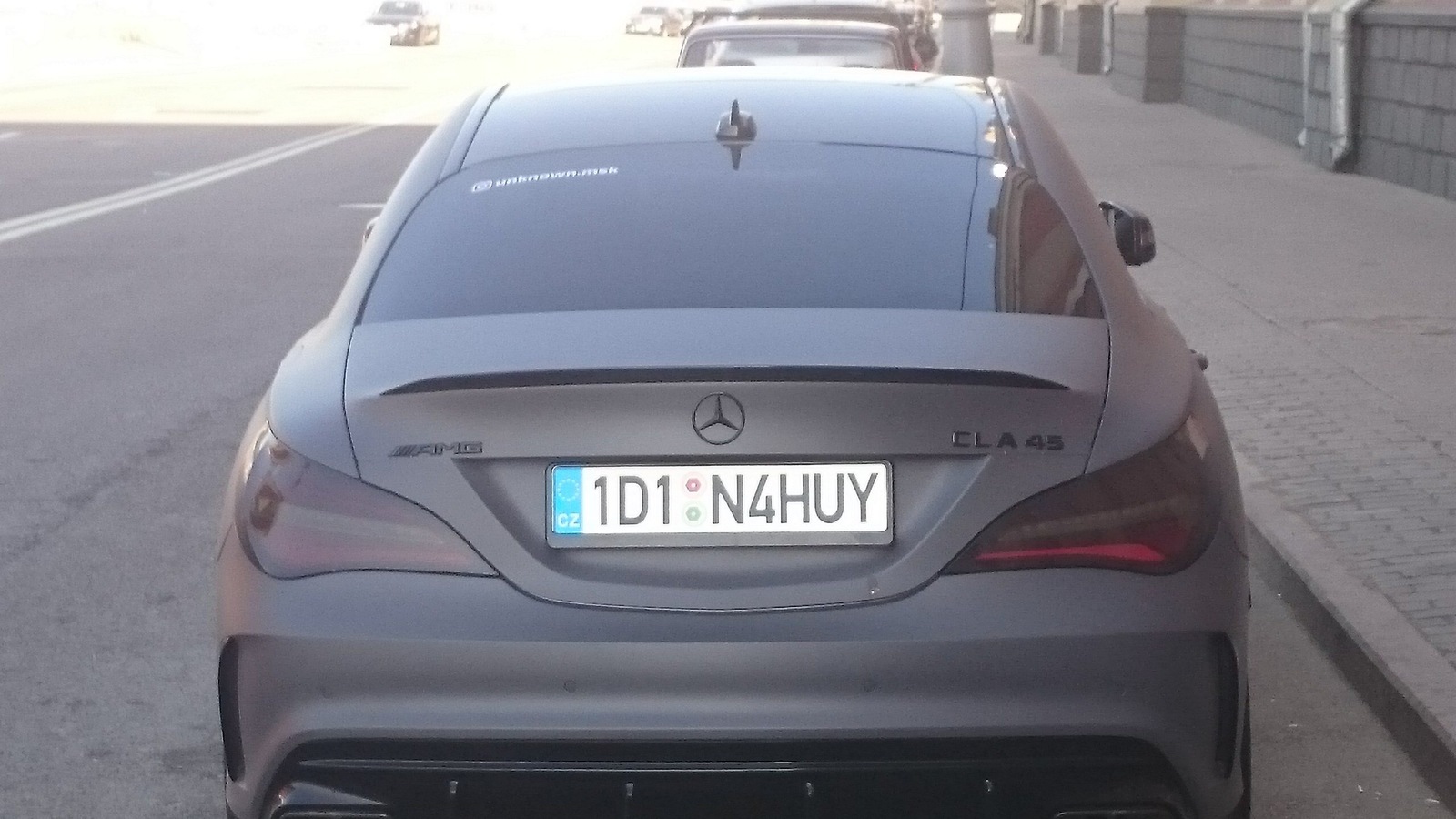 Our fantasies do not hold. Somewhere in the Czech Republic. - Car plate numbers, Czech, Fantasy, Russians, Mercedes