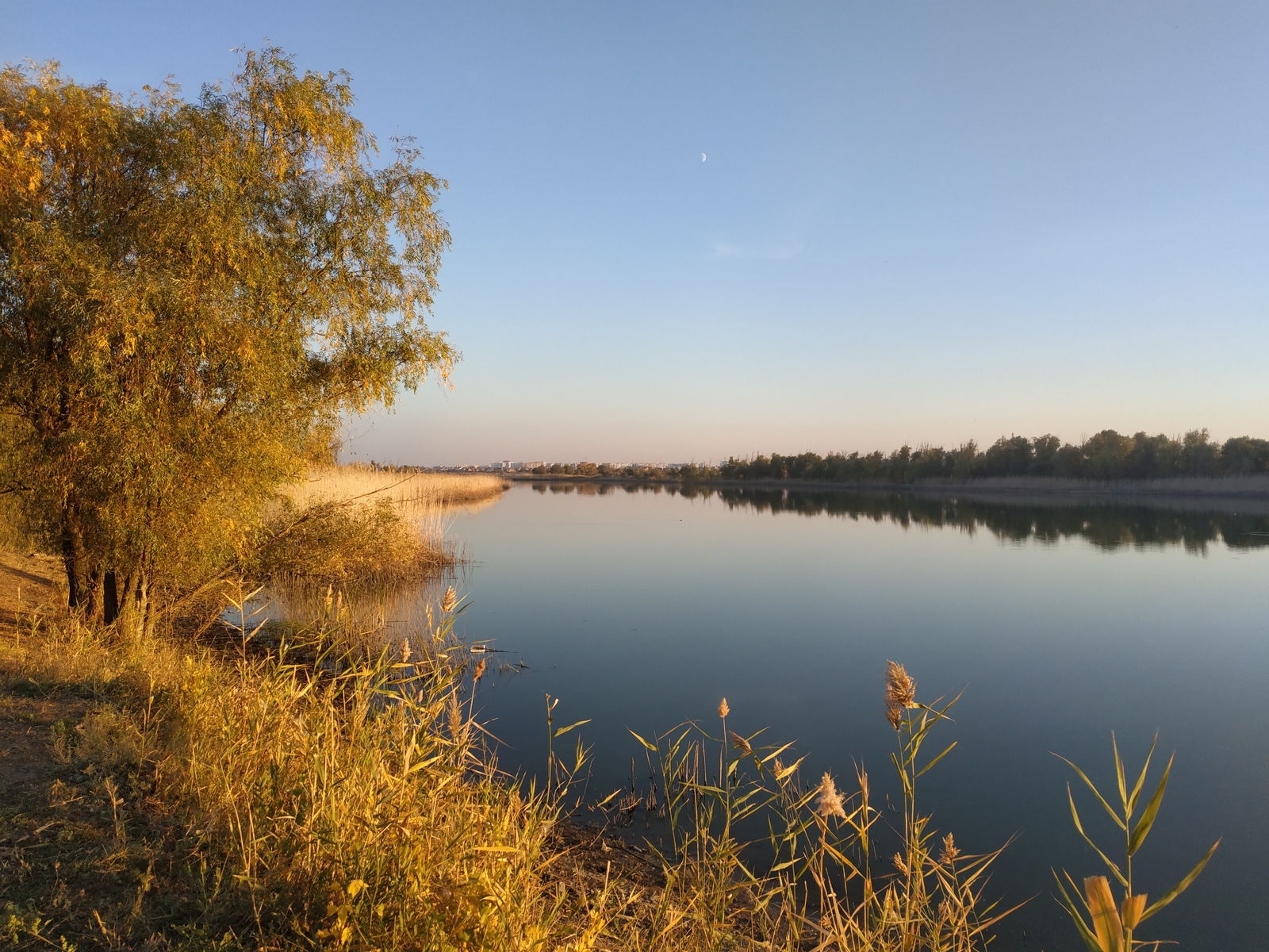 Like a mirror - My, The photo, beauty of nature, Water, Autumn