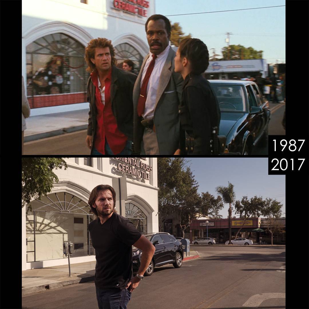 LA Guy Finds Old Film Locations And Recreates Footage From There - Movies, Then and now, Longpost, A selection, It Was-It Was