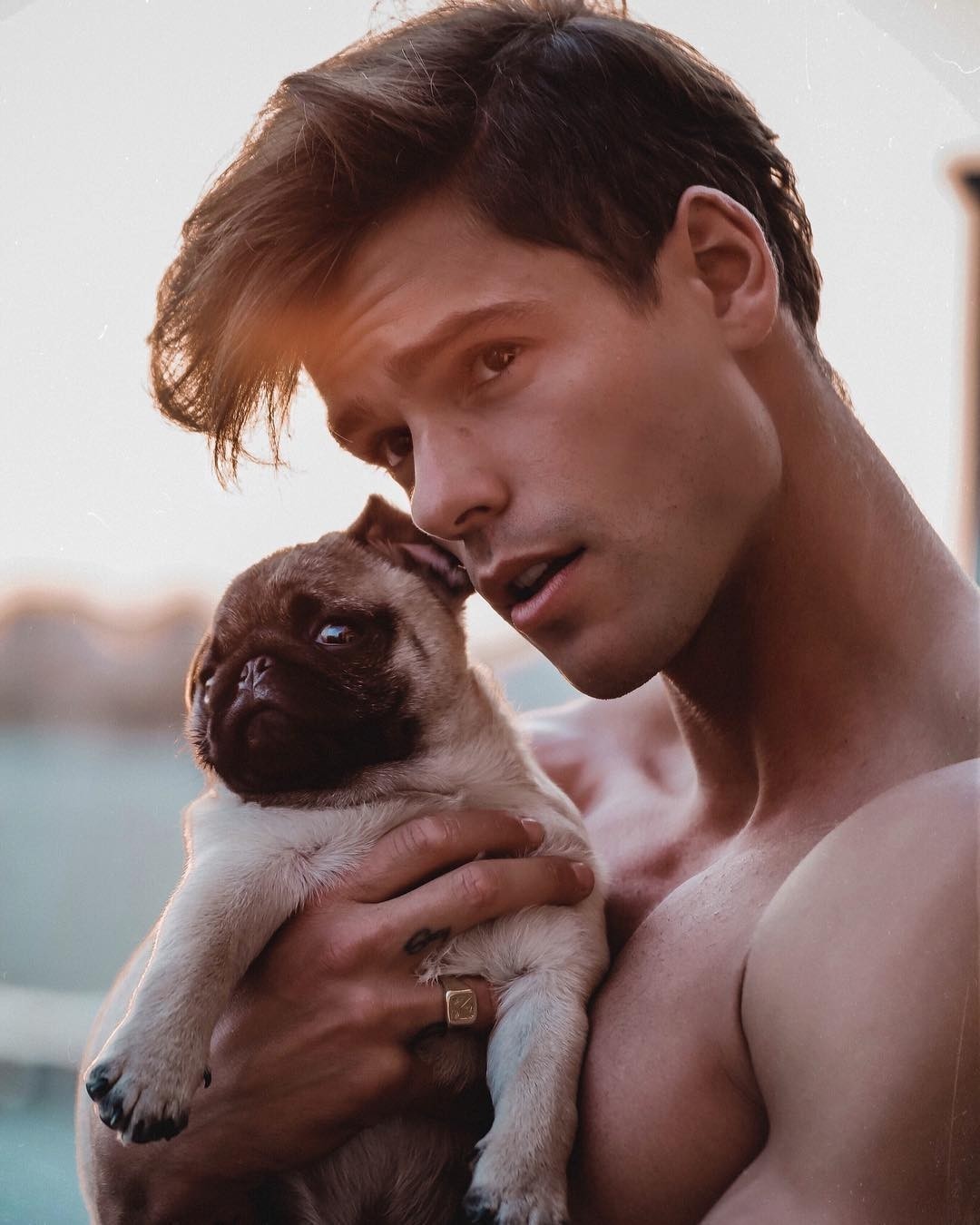 Well, really cute - Male beauty, Men, Pug, beauty