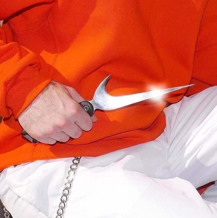 Лучше тебе сделать это - Nike, Just Do IT, Нож, Reddit