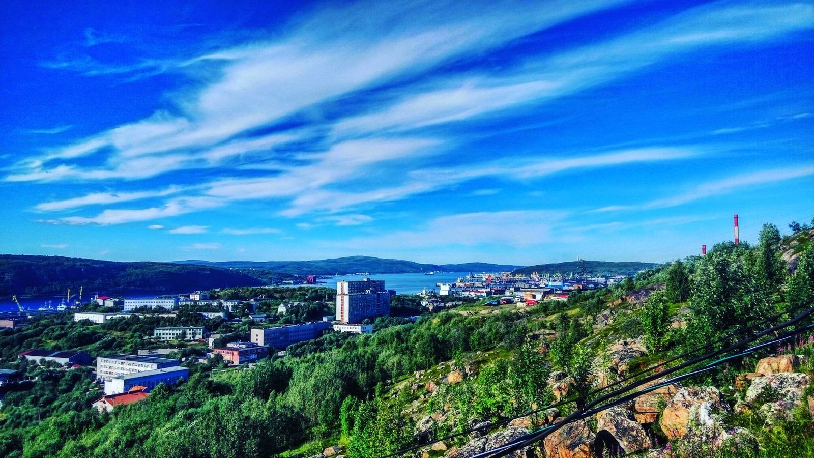 Sunny day in Murmansk - My, Murmansk, Nature, Town, Kola Peninsula, Longpost