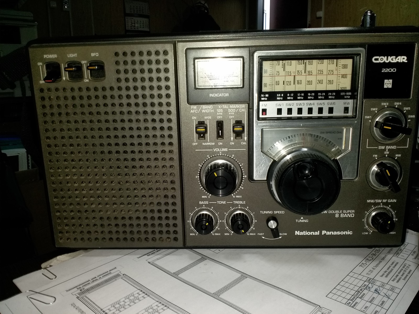 Bought a receiver on the occasion of a cougar 2200 - My, Radio, old, Good sound, Rarity, Collection, Longpost