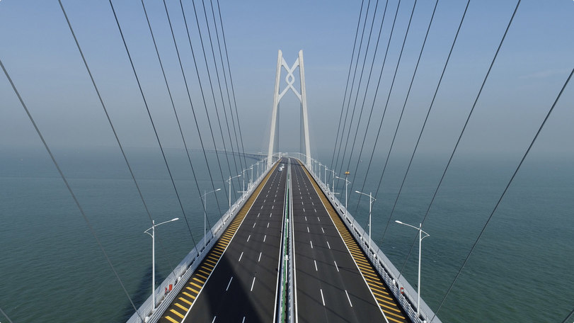 Tomorrow, China will open the world's longest bridge that crosses the ocean. - Bridge, China, Longpost, The photo