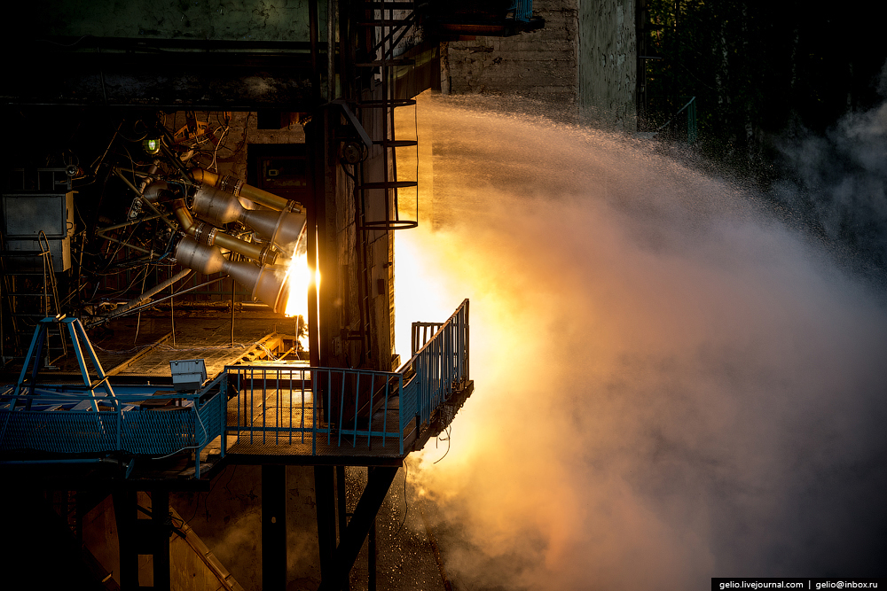 Rocket engine test. - Samara, Kuznetsov, Engine, Rocket engine, The photo, Trial, Longpost