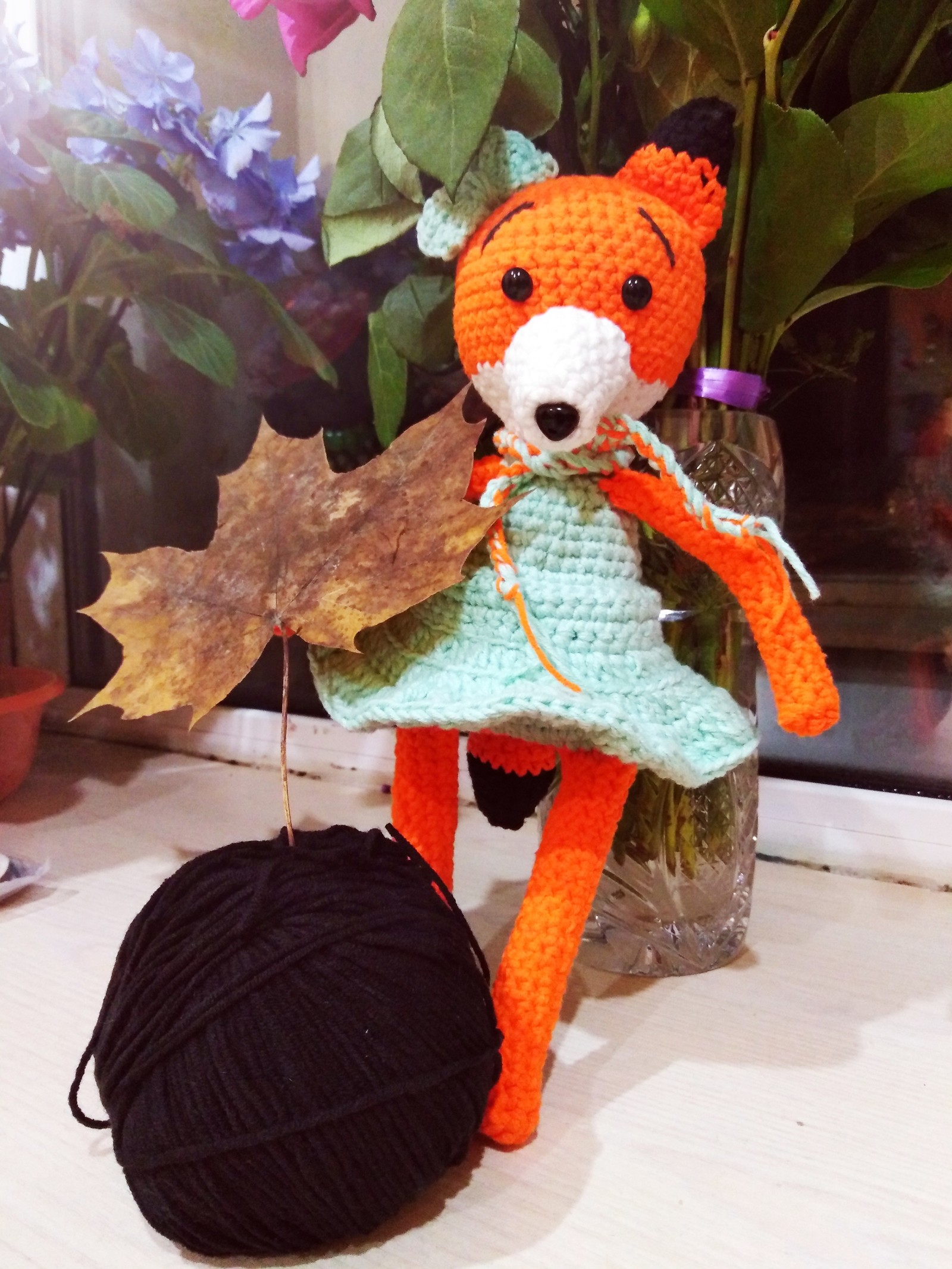 Chanterelle - My, Amigurumi, Handmade