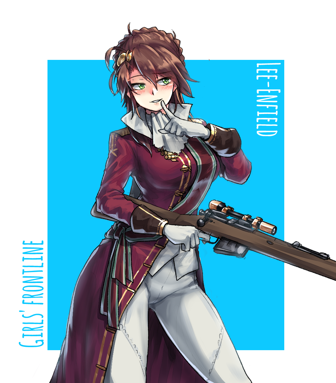 Lee-Enfield - Girls Frontline, Anime Art, Lee-Enfield