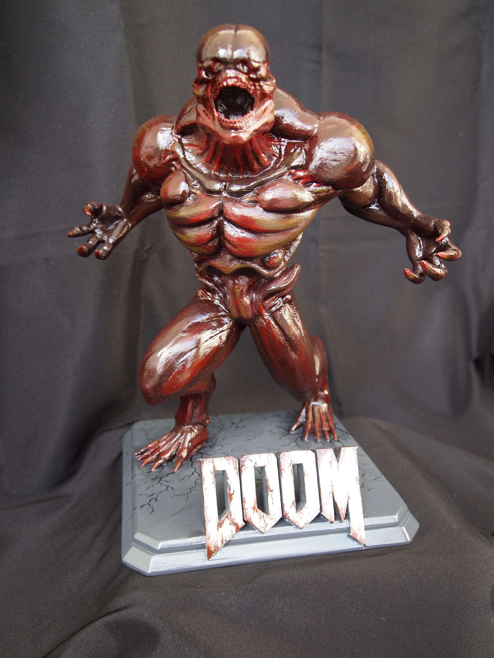 3D printing and hellish torment - My, 3D печать, Painting, Figurine, Custom, Collection, Doom, Games, Art, Longpost, Figurines, Customization