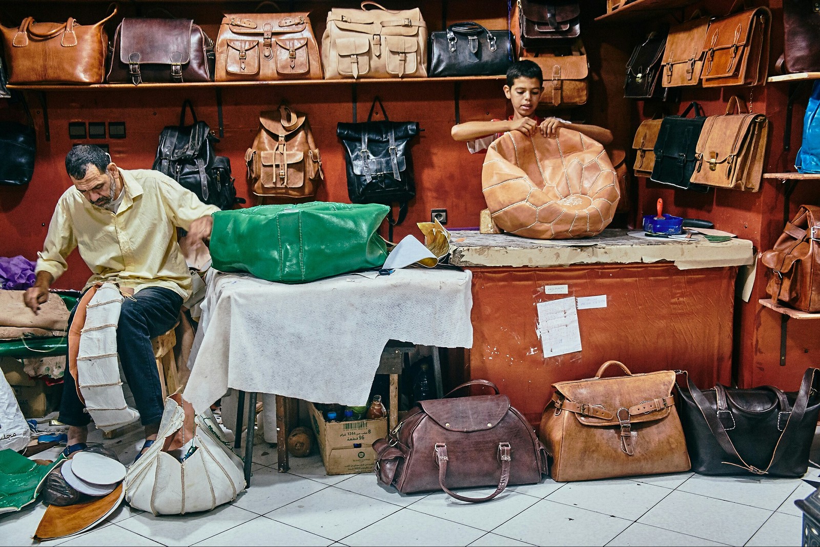 Circle Morocco: Tanneries of Marrakech - My, Travels, Longpost, Morocco, Marrakech, Leather, Arabs