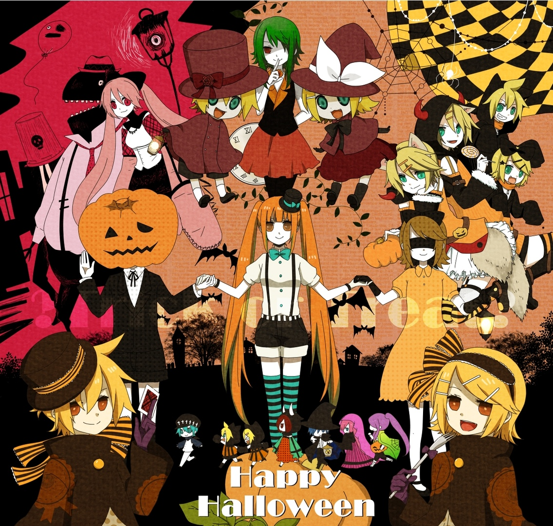 Happy Halloween - Not anime, Anime, Anime art, Vocaloid