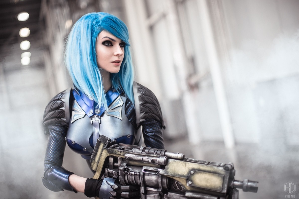 Nyx from quake champions - Cosplay, Quake Champions, Longpost, Girls, Mightyraccoon