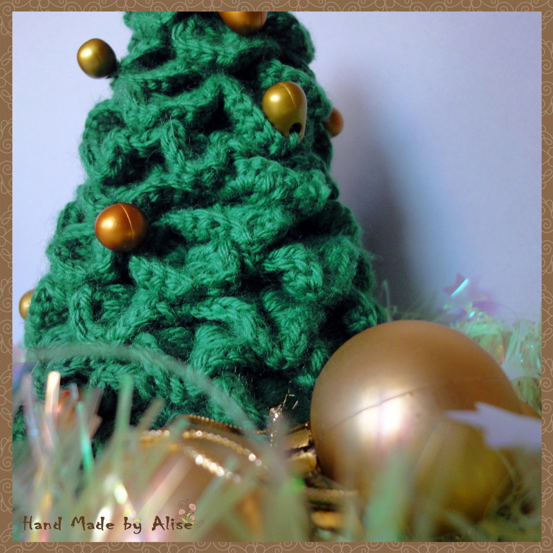 Herringbone - green needles - My, Handmade, , Christmas trees, Knitting, Crochet, New Year, Christmas, Longpost