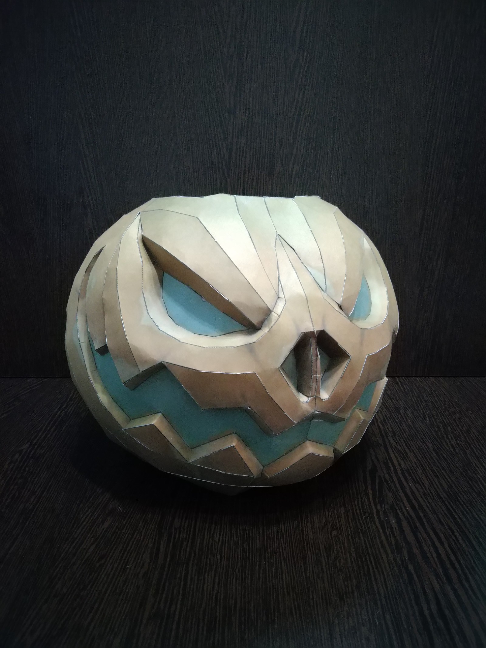 Paper Modeling: Halloween Pumpkin - My, Papercraft, Pumpkin, Halloween